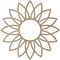 Ekena Millwork Daisy Wood Fretwork Pierced Ceiling Medallion, Birch, 32"OD x 11 1/8"ID x 3/8"T CMWP32X32X0375DABI - alternate 3